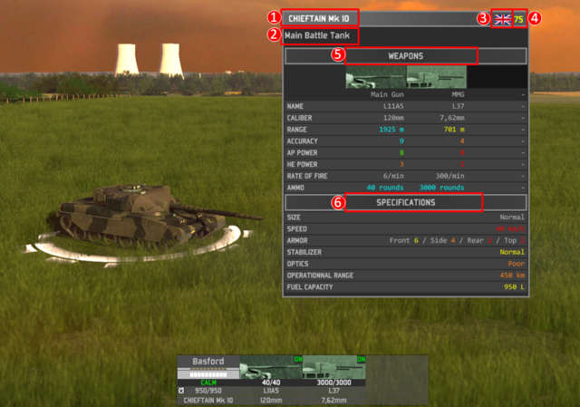 fenêtre unité wargame european escalation